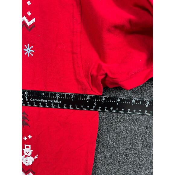 Buc-ees "Worth Melting For" Christmas T-Shirt Unisex Size XL Red Holiday - Picture 5 of 5